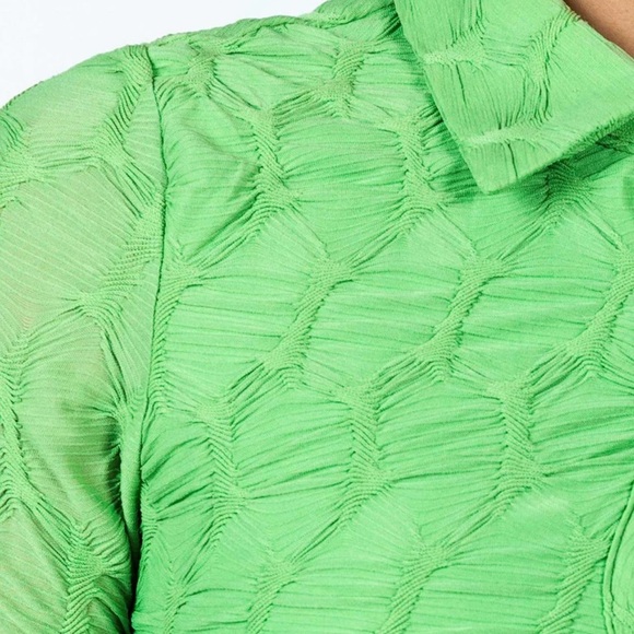 NWT Princess Polly Calvert Long Sleeve Mini Dress Green 4 6 - Picture 5 of 14